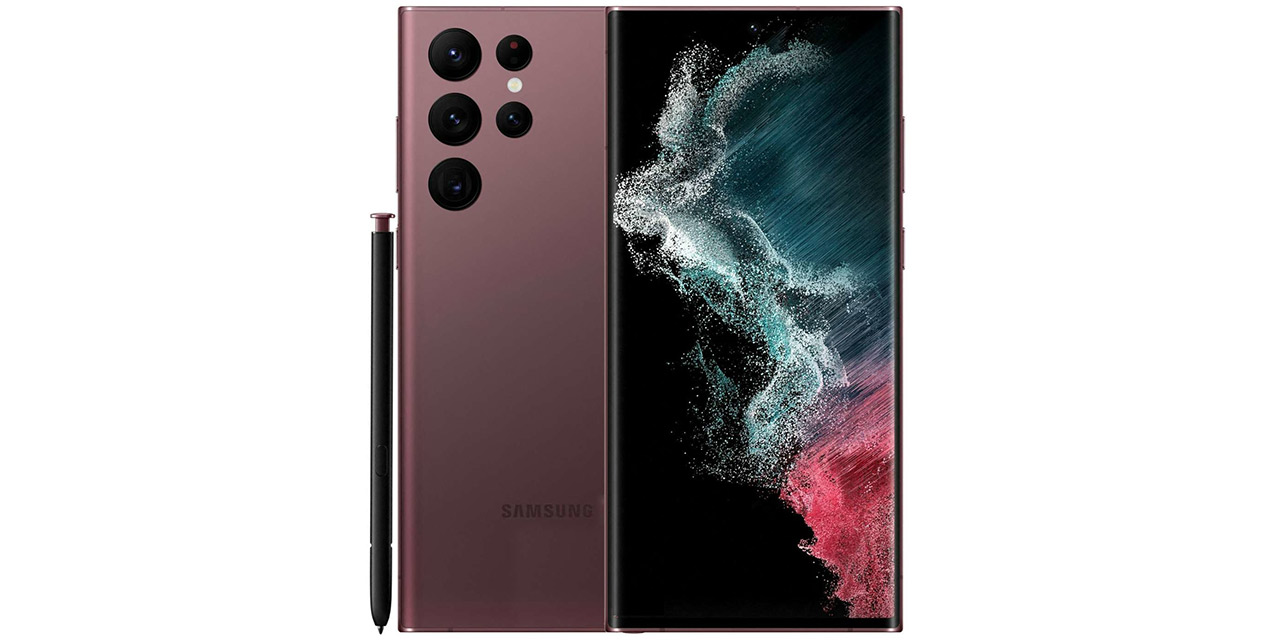 بهترین گوشی های 2022 - گلکسی اس ۲۲ اولترا سامسونگ | Samsung galaxy S22 Ultra رنگ برنزی