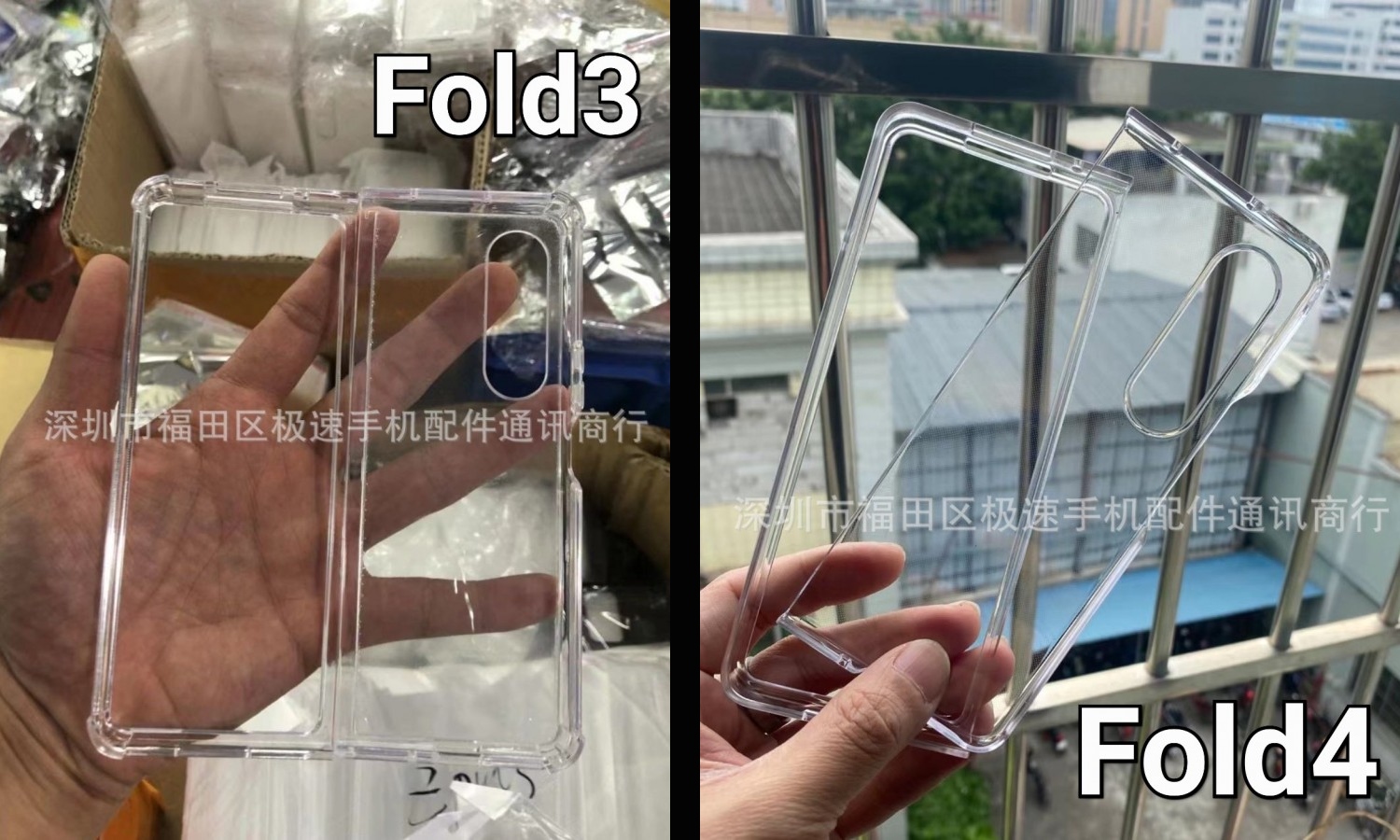 قاب Galaxy Z Fold 3 را با قاب Z Fold 4 مقایسه کنید