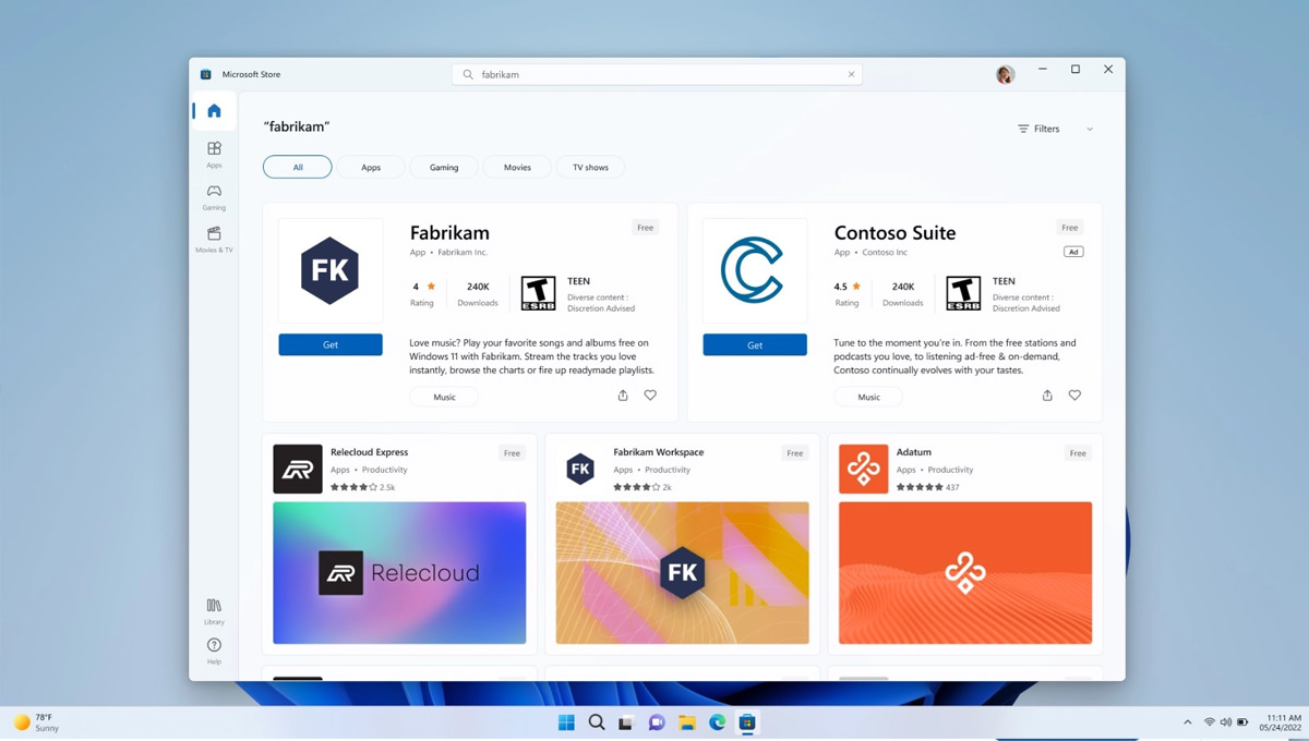 تغییرات نسخه جدید مایکروسافت استور / Microsoft Store اسکرین شات