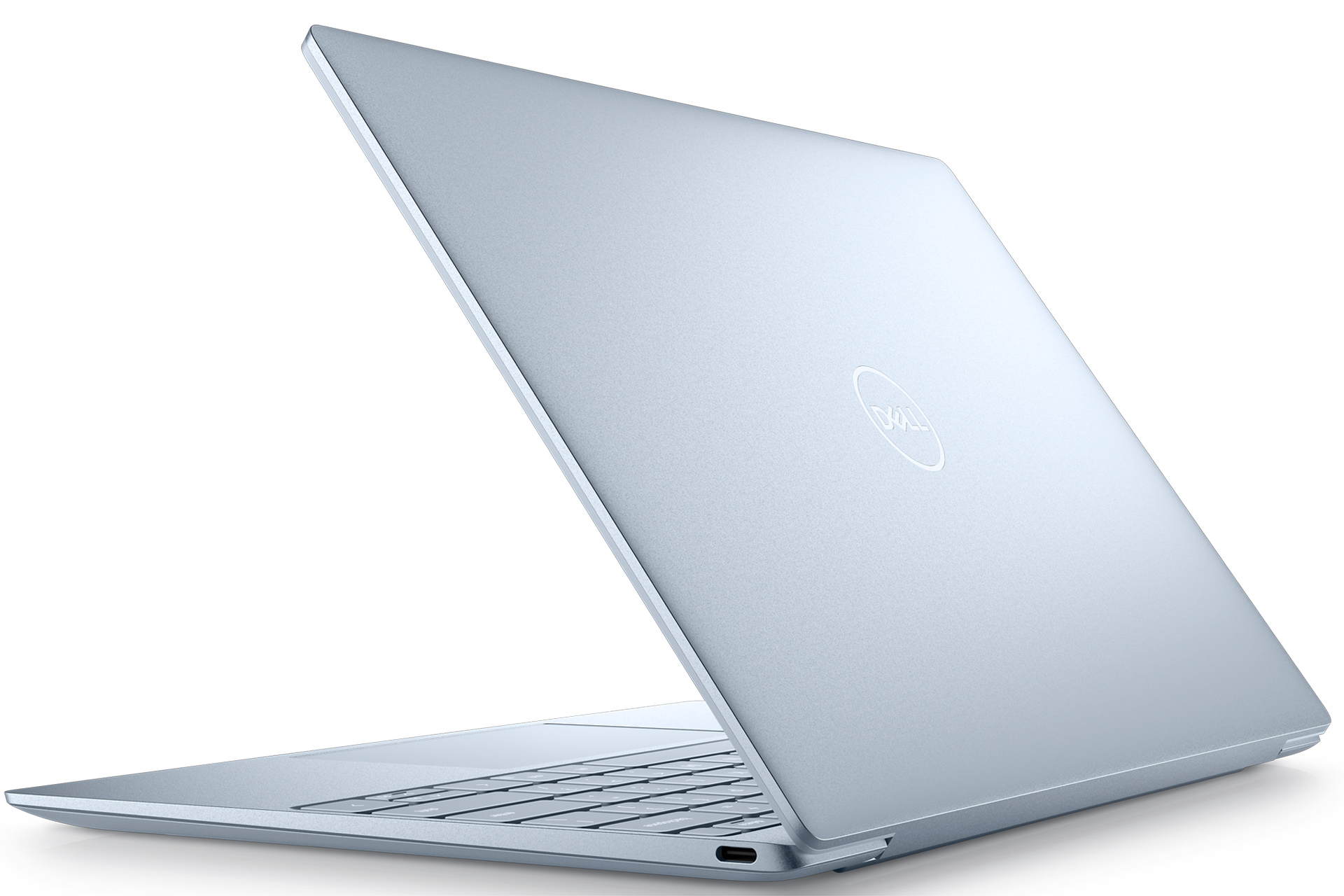 نمای پشت لپ تاپ Dell XPS 13 9315 در حالت باز