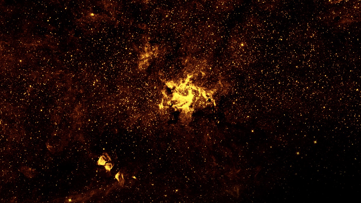 ناحیه اطراف سیاهچاله رنگین کمان * از دیدگاه هابل