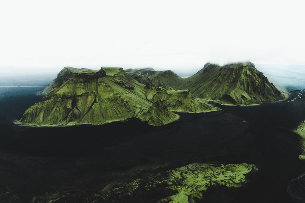 نماهای هوایی از ایسلند