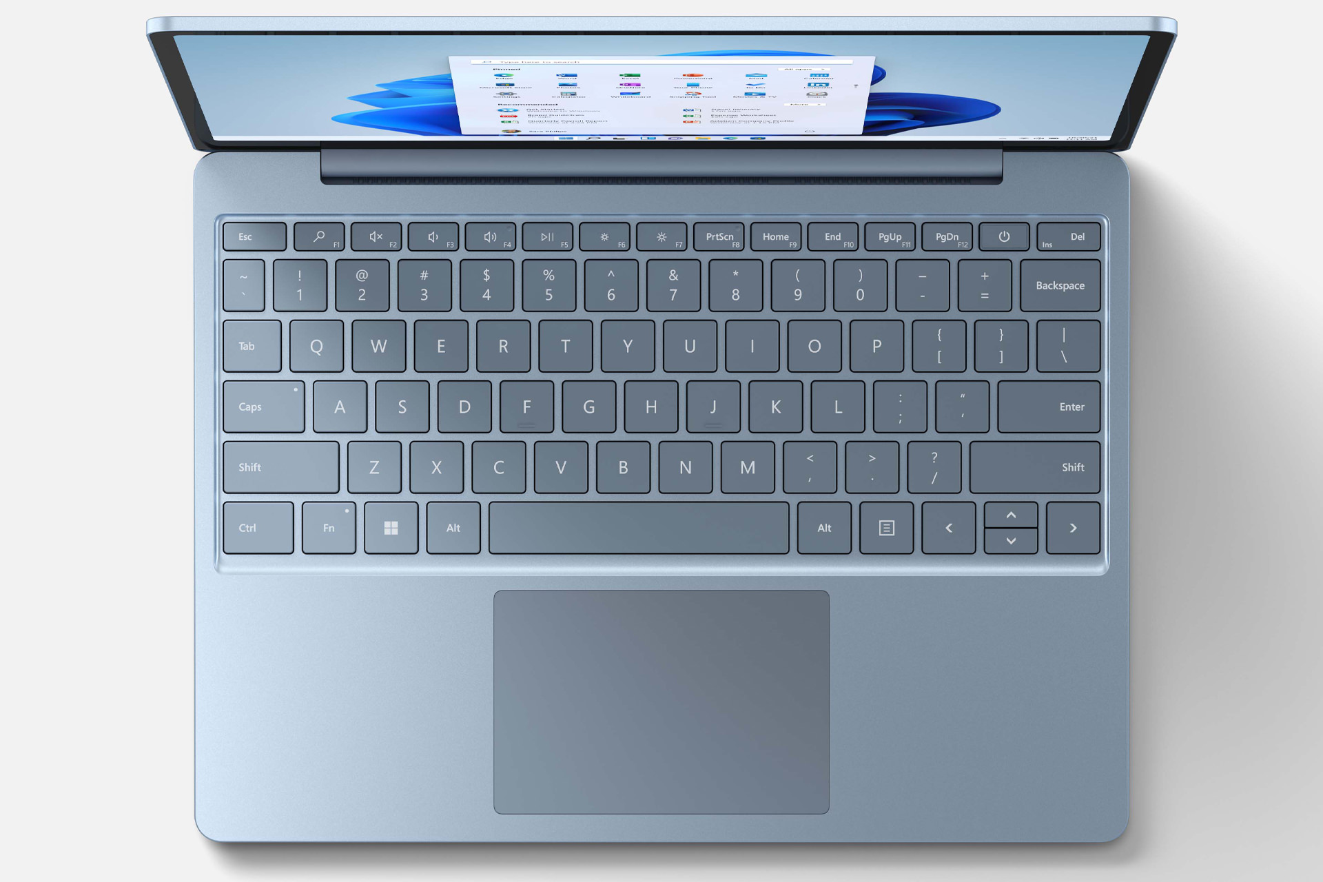 نمای بالا سرفیس لپ تاپ گو 2 مایکروسافت