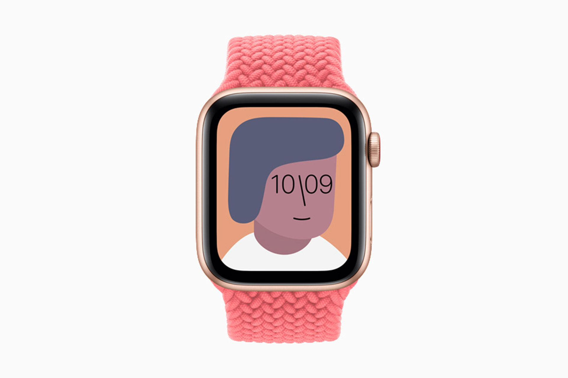 Apple Watch SE با بند صورتی