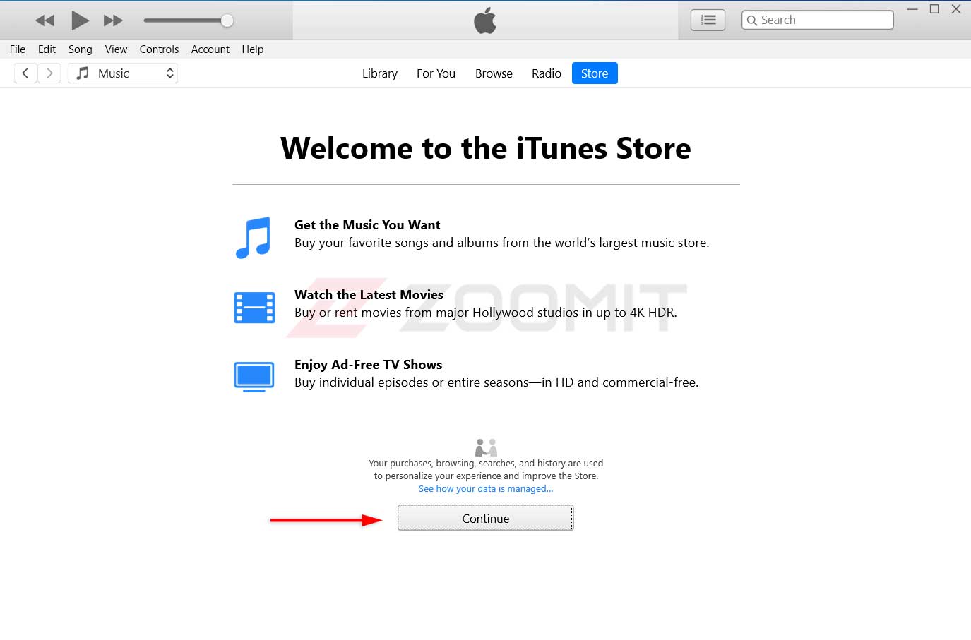 مراحل ساخت اپل آیدی با استفاده از iTunes 4