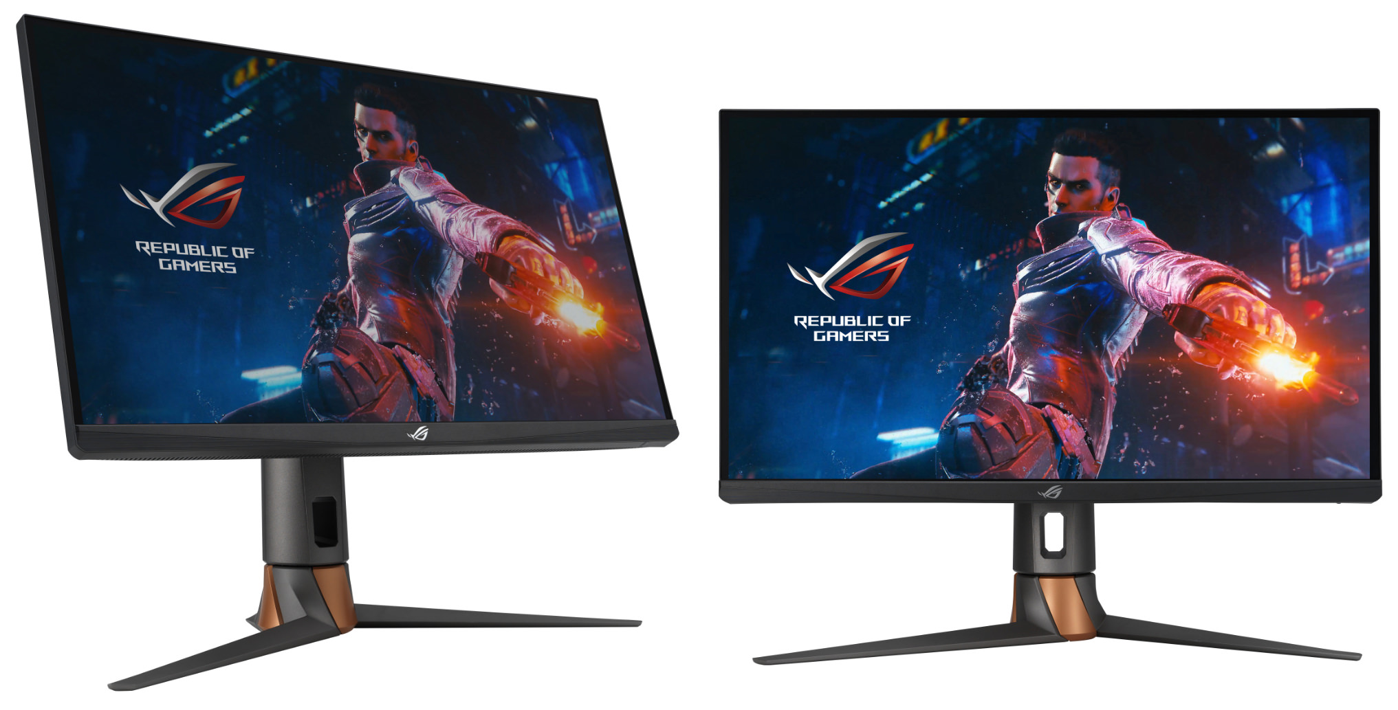 ASUS ROG Swift 360Hz PG27AQN monitor from the front