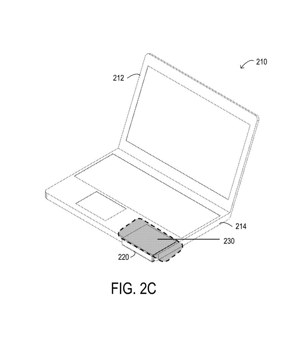 Dell's patent for a laptop with wireless phone charging capability