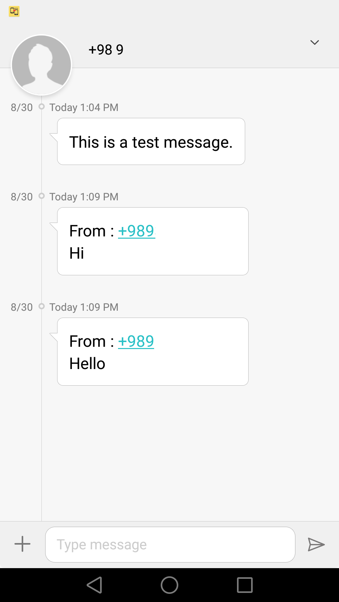 پیامک‌ دایورت‌‌شده با اپ SMS Forwarder