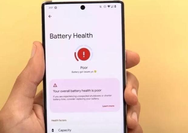 Battery health in Android 13