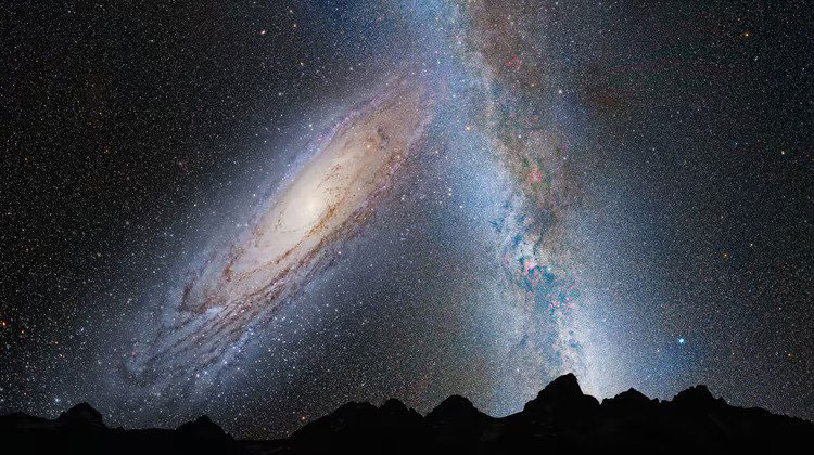 برخورد آندرومدا و کهکشان راه شیری