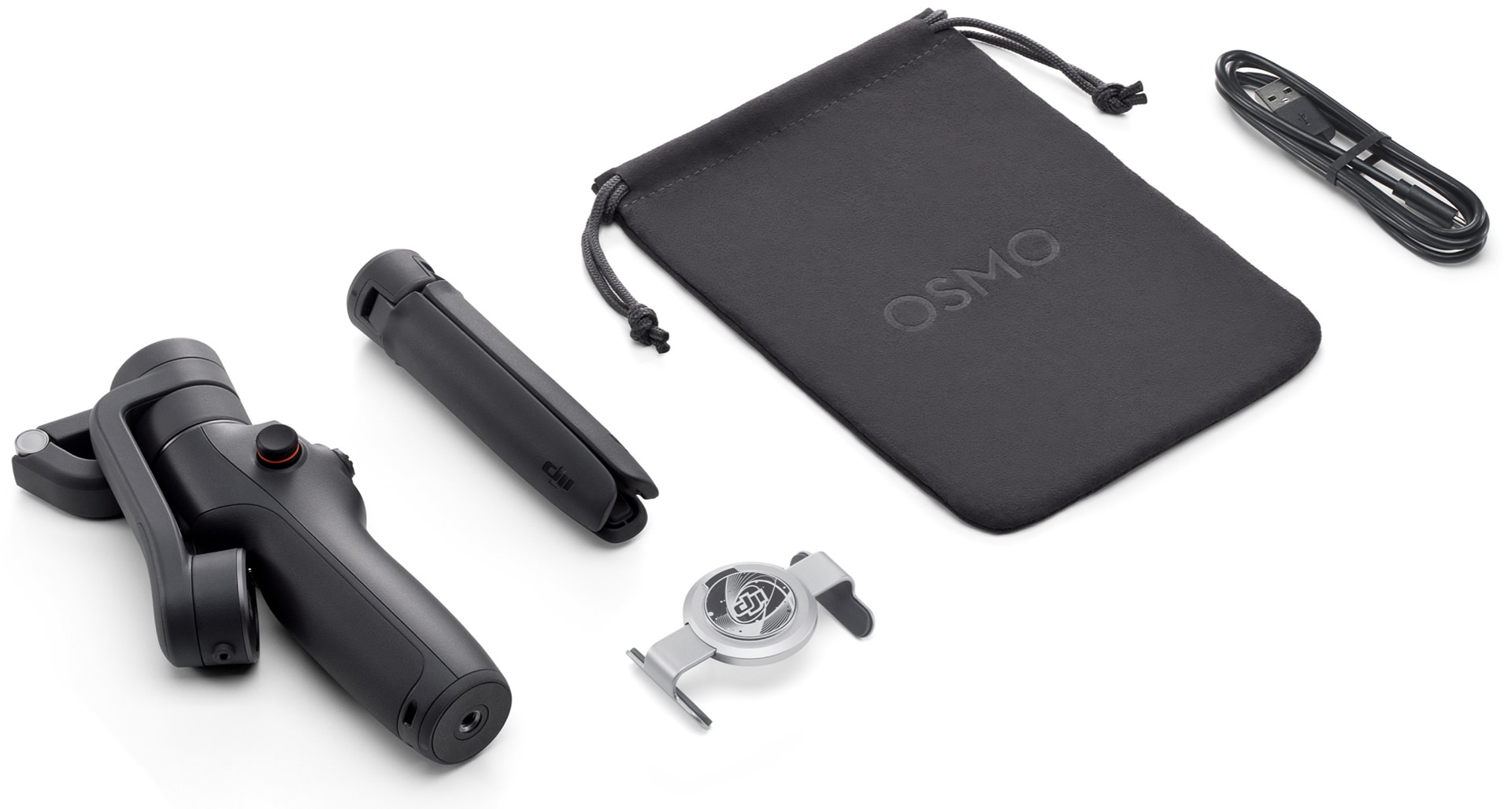 DJI Osmo Mobile 6 gimbal kutusu içeriği