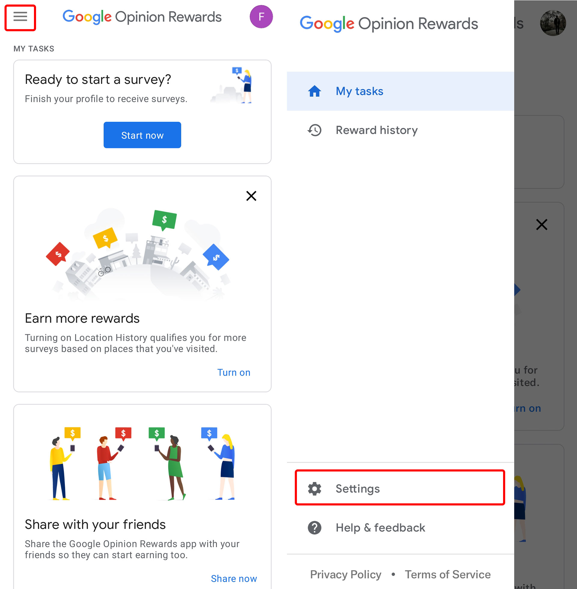 راه اندازی Google Opinion Rewards