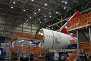 قسمت دم بوئینگ ۷۸۷ خطوط هوایی Qantas