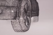 پرینت سه بعدی نیسان قشقایی نسخه‌ی سیاه