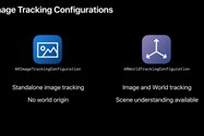 ARKit Image Tracking Configurations