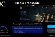 بنچمارک Media Transcode پردازنده اینتل Xe
