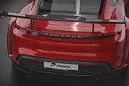 Porsche Taycan  Prior Design  پورشه تایکان تیونینگ پرایر دیزاین صندوق عقب