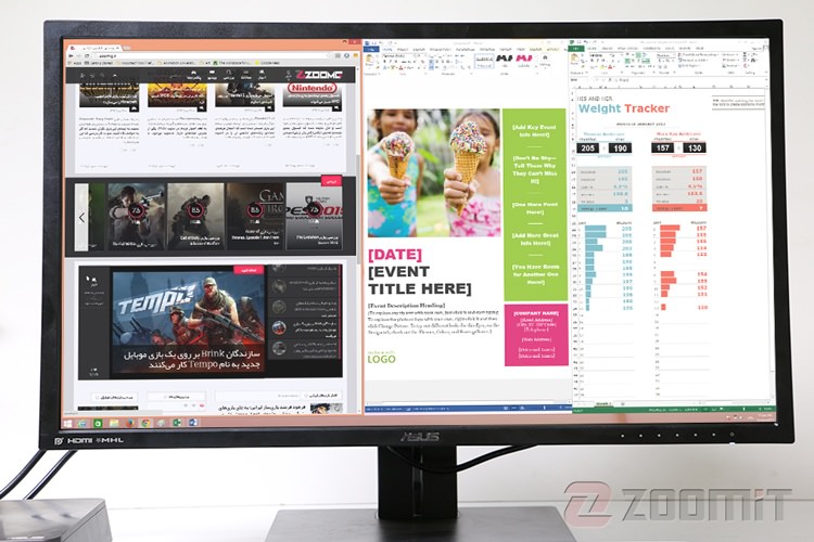 بررسی مانیتور ۲۸ اینچ ASUS PB287Q با رزولوشن 4K