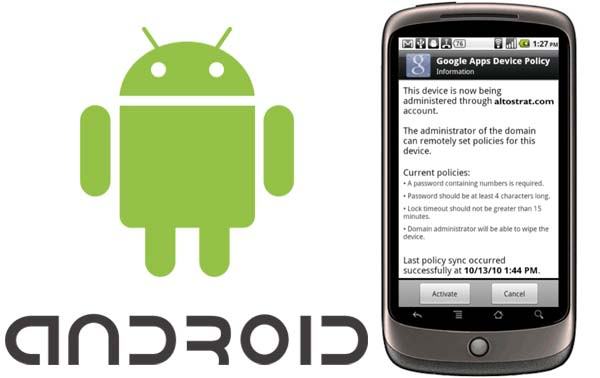 قابلیت کنترل از راه دور برای وسایل Android 2.2 فعال خواهد شد