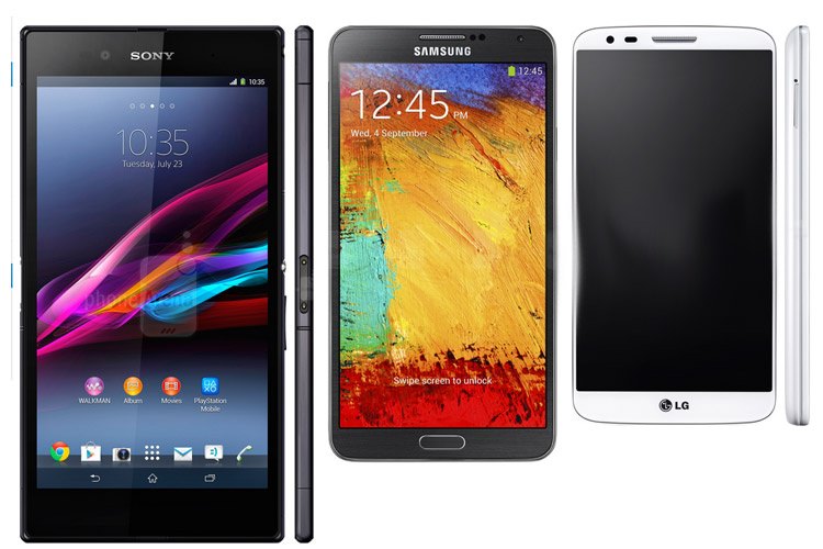 نبرد ابرهوشمندها؛ مقایسه‌ی Galaxy Note 3 ،LG G2 ،Xperia Z1 و Xperia Z Ultra
