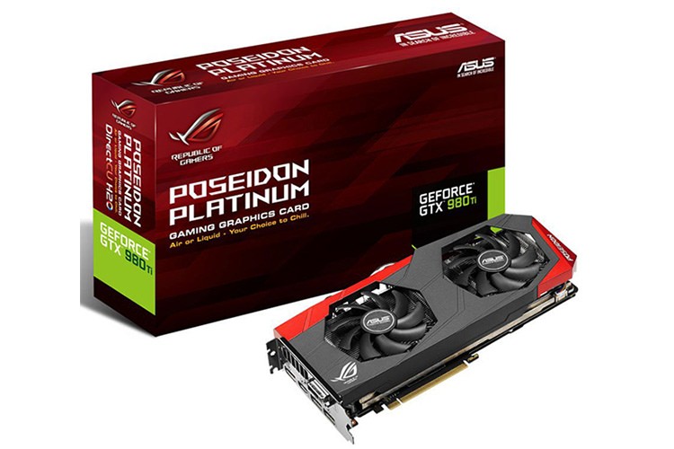 ایسوس از نسخهی پوزئیدون پلاتینیوم کارت گرافیک GTX 980 Ti رونمایی کرد