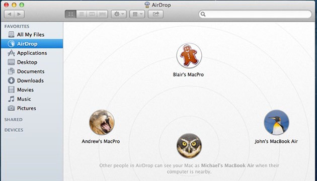 AirDrop قابلیت جدید iOS 7 که اشتراک گذاری فایلها به صورت بیسیم را ساده میکند