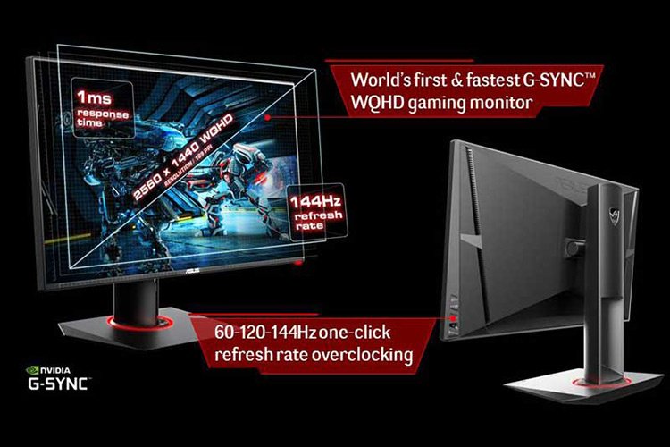 ایسوس از مانیتور ۱۴۴ هرتز ROG Swift 27 رونمایی کرد