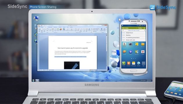 سامسونگ نرم افزار Side Sync را برای ارتباط آسان گوشی با کامپیوتر معرفی کرد