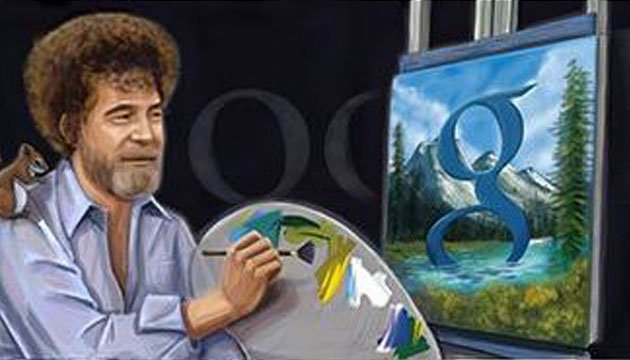 امروز گوگل صفحه اصلی خود را به یاد هنرمند بزرگ، باب راس سفارشی کرد