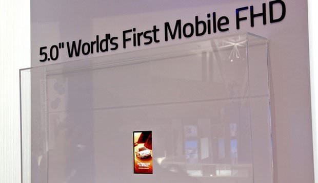LG با نمایش نمونه اولیه نمایشگر ۵ اینچی 1080p، ادعای خود را ثابت کرد