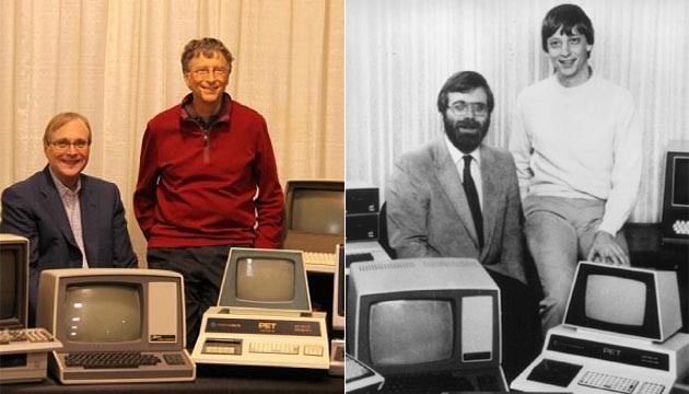 بیل گیتس و پل آلن، از بنیانگذاران مایکروسافت، عکس سال 1981 خود را بازسازی کردند