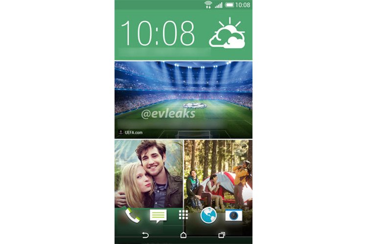 تصویر احتمالی از صفحه خانگی HTC M8 توسط evleaks فاش شد