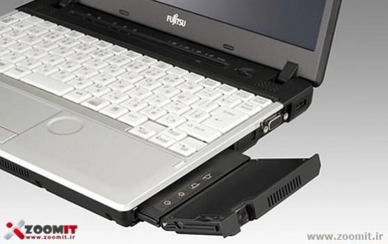 لپ تاپ LifeBook برند Fujitsu با پروژکتور داخلی