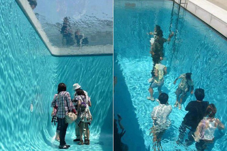 استخر شنای عجیب در کشور ژاپن