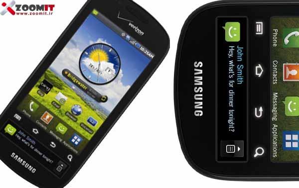 گوشی موبایل Continuum  سامسونگ دارای دو صفحه نمایش مجزا