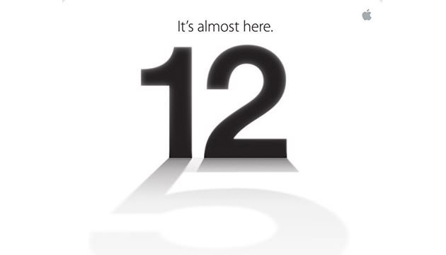 اپل دعوتنامه کنفرانس خبری معرفی آیفون ۵ در ۲۲ شهریورماه را به خبرگزاری‌ها ارسال نمود