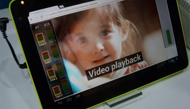 شرکت ARM تبلت مجهز به Exynos 5 Octa سامسونگ را به نمایش گذاشت
