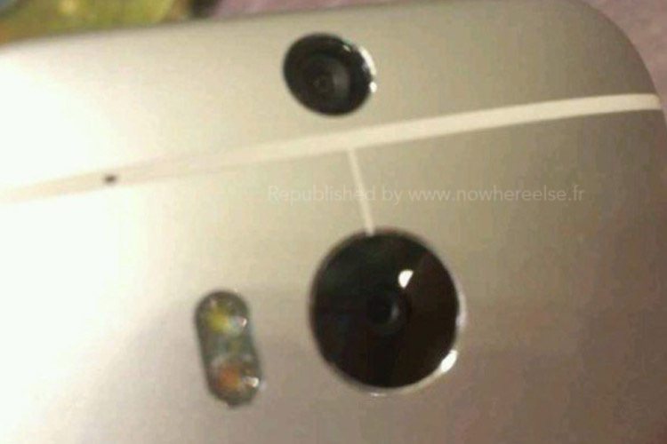 تصاویر جدیدی از دو دوربین پشتی و دکمه‌های نرم‌افزاری روی صفحه‌ی نمایش HTC M8 فاش شد