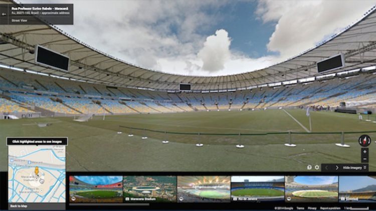 سرویس Street View گوگل شما را به تور مجازی در استادیومهای جام جهانی دعوت میکند