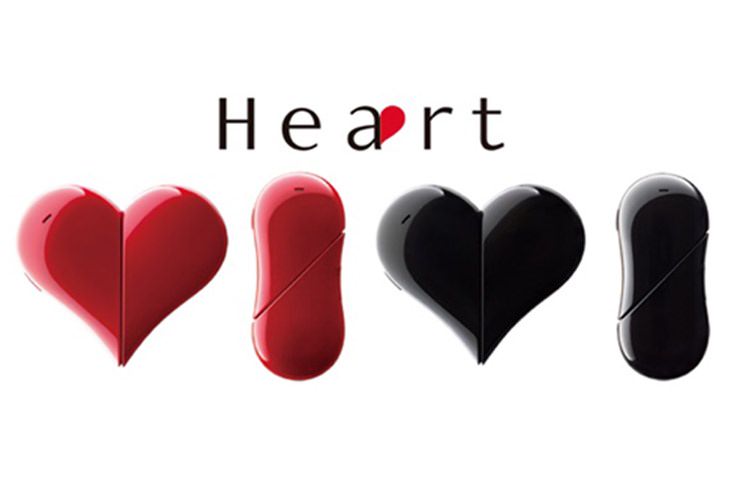 Heart؛ گوشی قلبی شکل ژاپنی با قابلیت تغییر شکل