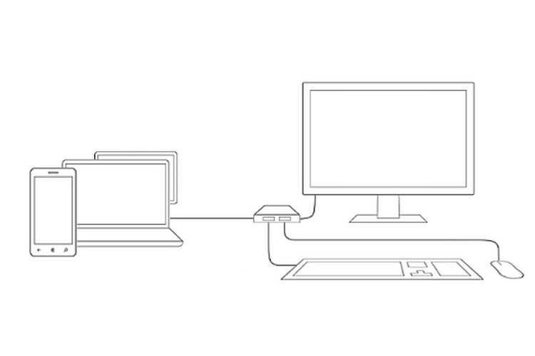 مایکروسافت از یک طرح داک با USB نوع C برای موبایل ها رونمایی کرد