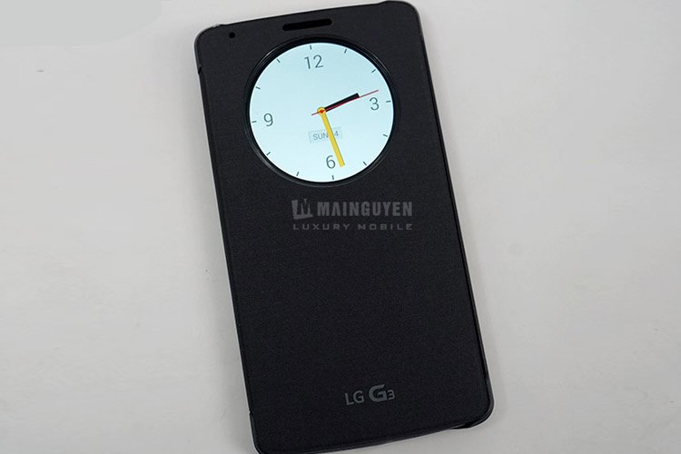 تصاویر روشن قاب QuickCircle الجی در زوایای مختلف بههمراه منوهای دایرهای LG G3 منتشر شد