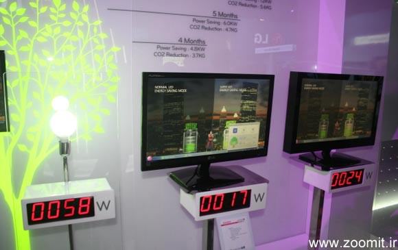 CES 2011: مانیتورهای Super LED ال جی 25 درصد کمتر برق مصرف می کنند