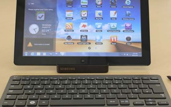 IFA 2011: معرفی تبلت سامسونگ سری 7 با سیستم عامل Windows 7