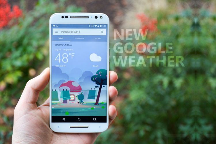 زوماپ: بهبود رابط کاربری و امکانات با بروزرسانی جدید Google Weather