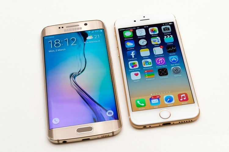 تماشا کنید: مقایسه سامسونگ بین گوشی های گلکسی S6 اج و آیفون 6