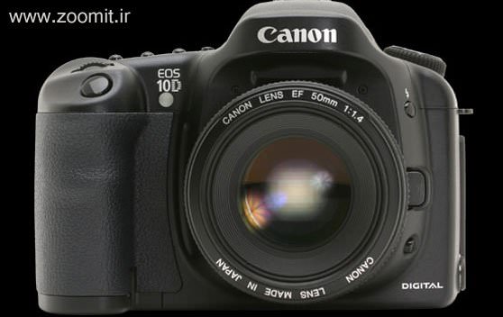 نمایش کلیه قطعات دوربین Canon 10D و نحوه مونتاژ دوربین در قالب انیمیشن