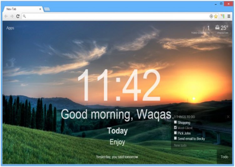 افزونه Momentum، جایگزینی کاربردی برای New Tab گوگل کروم