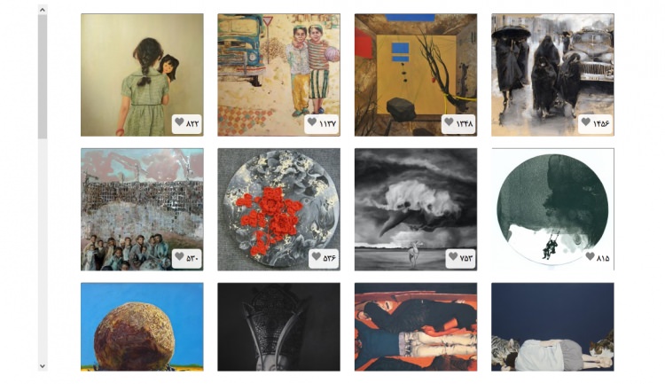 افتتاح نمایشگاه آثار نقاشی برگزیدگان گالری مجازی پارس آنلاین در تهران