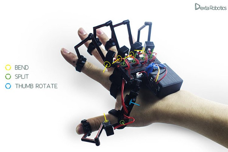 تماشا کنید: Dexmo قابلیت احساس اشیا مجازی و کنترل بازوهای روباتیک را در اختیار کاربران می‌‌گذارد